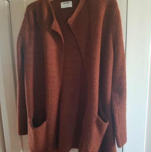 🍉LAST CHANCE - Burnt Orange Coatigan - Picture 4 of 4